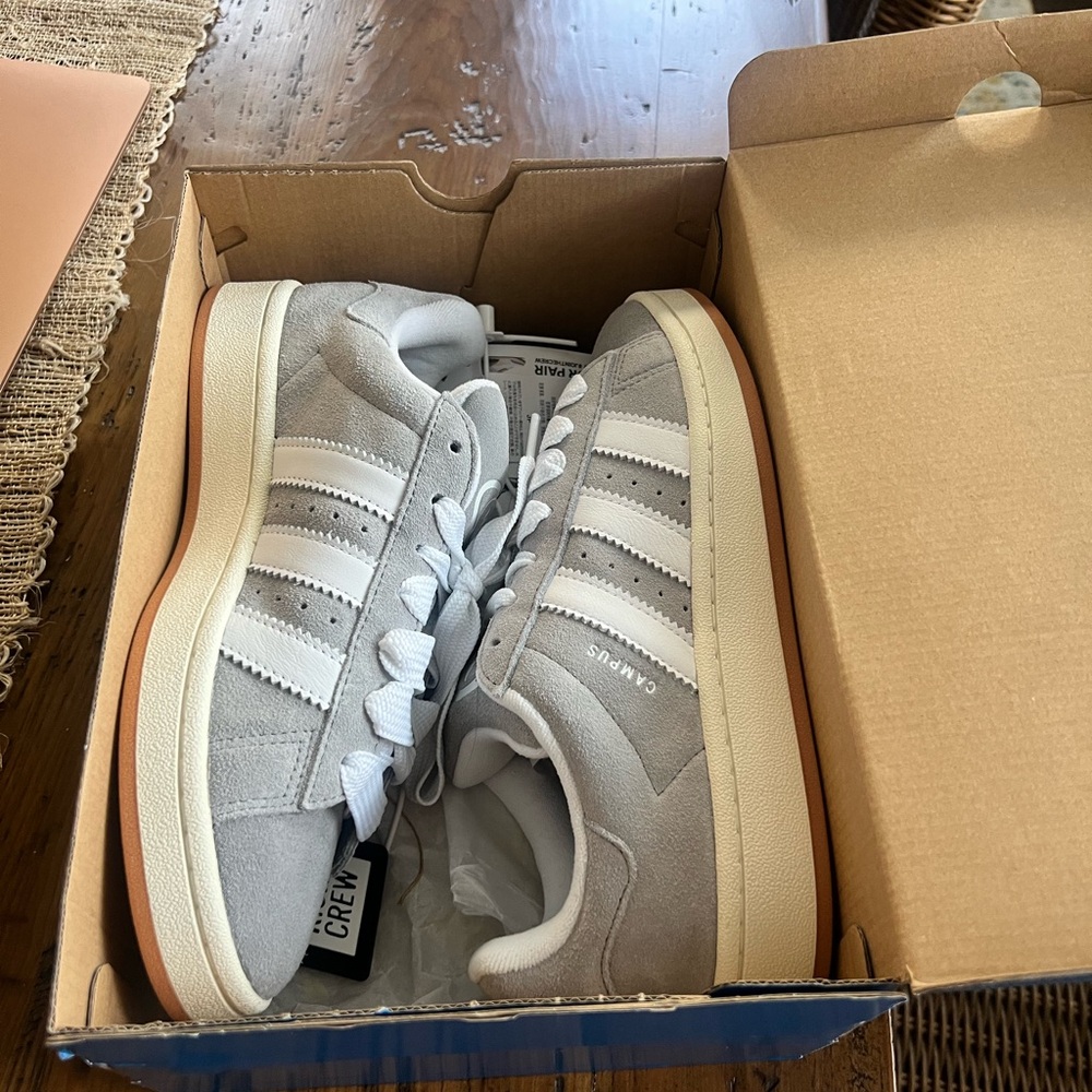 Adidas Campus 00’s Athletic Shoe - Gray / Cloud White